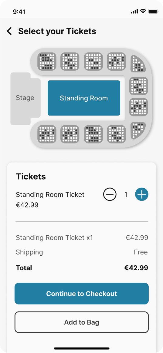 Ticket Selection