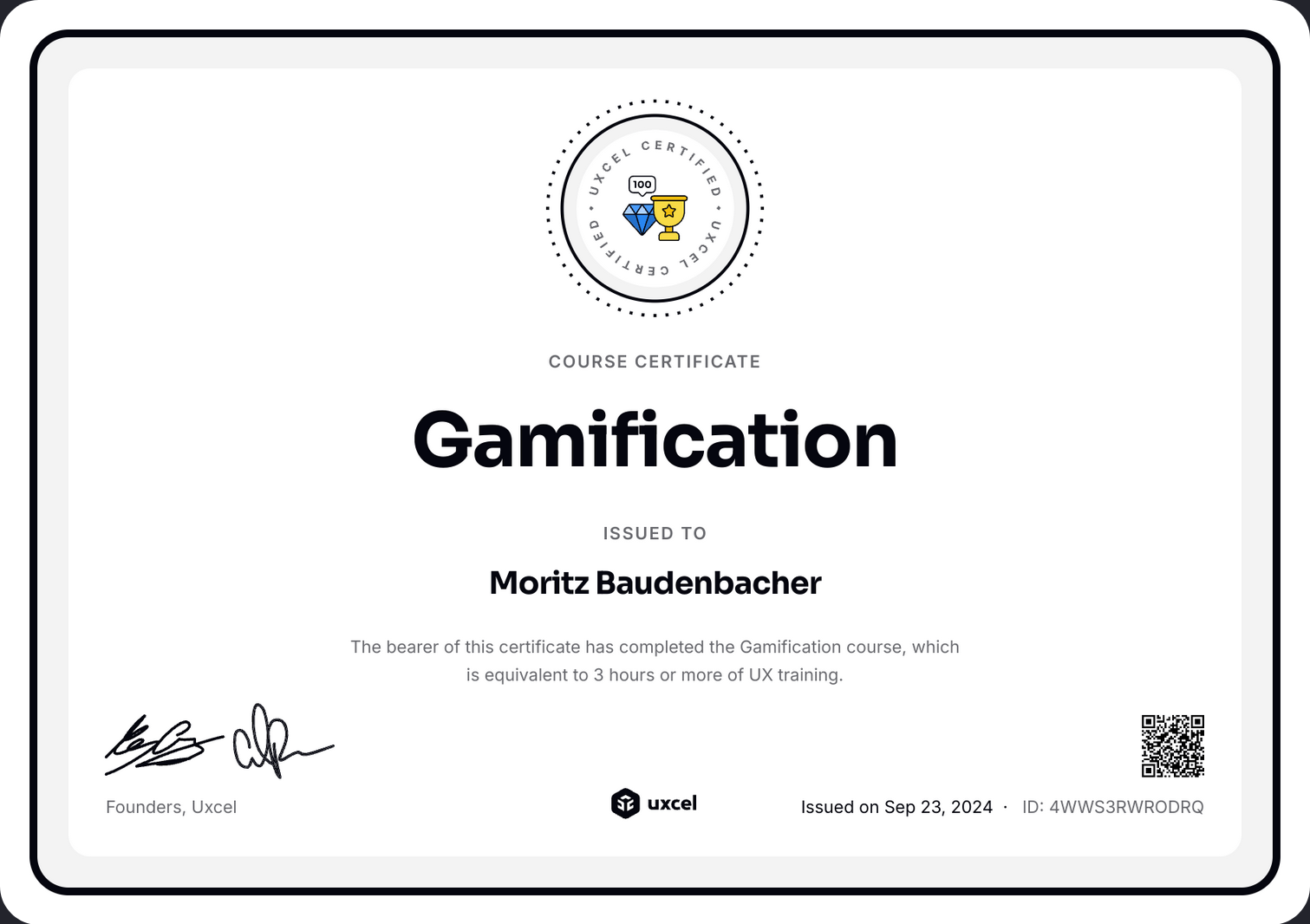 Gamification Zertifikat